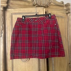 Arizona Jean Co Plaid skirt size 11 Jr